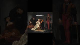 The Execution of Lady Jane Grey by Paul Delaroche💔 art history painting englandhistory [upl. by Slaohcin]