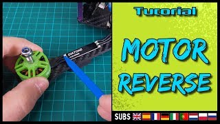 FPV Drone Motor Reverse BLHELI Tutorial [upl. by Penhall]