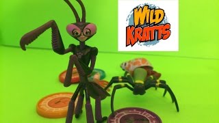 Wild Kratts Praying Mantis Powers Unboxing and Review of Wild Kratts Crawlers Set [upl. by Selry100]