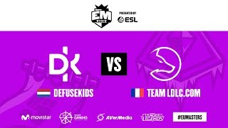 LOL  Defuse Kids vs Team LDLC  European Masters S3  Fase de Grupos Dia 3 [upl. by Rickey]