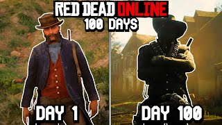 I Spent 100 Days in Red Dead Online Heres What Happened [upl. by Ricard980]