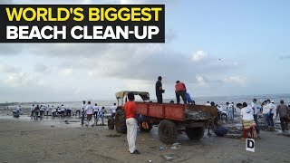 The worlds biggest beach cleanup has happened in Mumbai [upl. by Edwyna583]