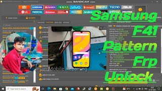 Samsung f41 pattern frp unlock by unlock tool [upl. by Noizneb]