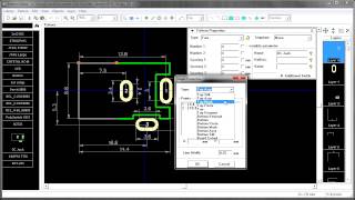 DipTrace Pattern Editor Creating Footprint TopAssy swe [upl. by Dralliw381]