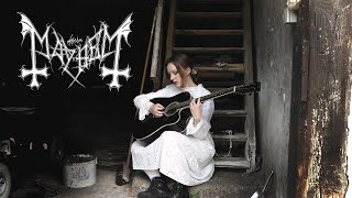 Mayhem  Freezing Moon  Acoustic Black Metal Cover [upl. by Rodama]