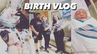 HOSPITAL BIRTH VLOG  FIRST BABY [upl. by Learsiy639]