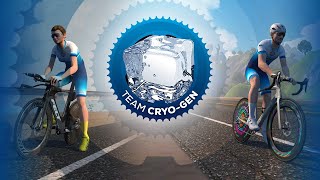 Zwift Ride Team Time Trial with CRYOGEN Emus [upl. by Ruperta]