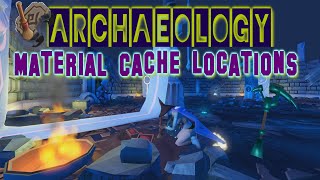 RuneScape 3  Archaeology Material Cache locations 199 [upl. by Etsirk]