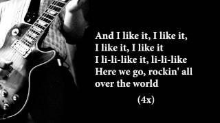 Status Quo  Rockin All Over The World lyrics video [upl. by Bianka590]