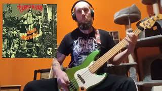 TERRORIZER  Corporation pullin bass cover [upl. by Ayomat]