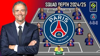 Paris Saint Germain Best Squad Depth For 2425 Season With Safonov Neves Pacho Désiré Doué [upl. by Jennee]