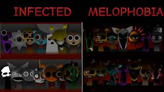 SPRUNKI Infected VS Melophobiasprunkiincredibox [upl. by Sontich422]