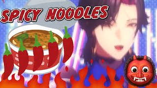 zali suffers from eating spicy noodles then unlocks his death metal voice 👹 [upl. by Ali]