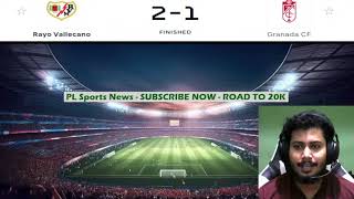 Rayo Vallecano vs Granada CF 21 Spanish La Liga Football Match Highlights PLSN 452 [upl. by Concettina]