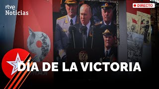 RUSIA PUTIN preside el DESFILE MILITAR por el DÍA de la VICTORIA DISCURSO EN CASTELLANO  RTVE [upl. by Ardnaid]