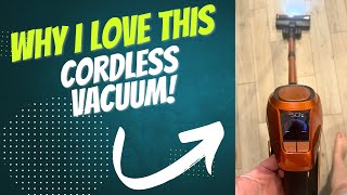 Review and Demo of Cordless Stick Vacuum Cleaner [upl. by Ardni711]