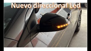 Instalación de direccionales led originales en espejo retrovisor de Chevrolet Sonic [upl. by Moyna]