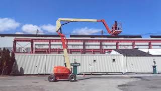 JLG 600AJ Boom Lift sn 560 [upl. by Fawna335]