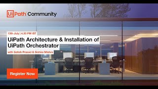 UiPath Architecture amp Installation of UiPath Orchestrator [upl. by Irra361]