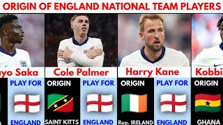 🚨THE ORIGIN OF ENGLAND NATIONAL TEAM PLAYERS [upl. by Adnohsirk370]