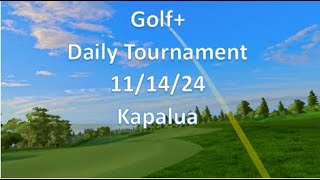 Golf Daily Tournament At Kapalua 111424 [upl. by Nirmak734]