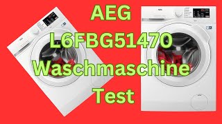 AEG L6FBG51470 Waschmaschine Test [upl. by Inoek]