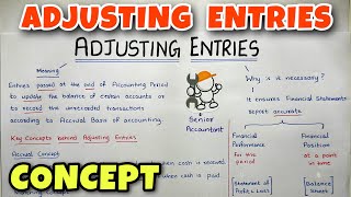 Adjusting Entries EXPLAINED  By Saheb Academy [upl. by Far]