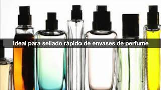 MAQUINA GRAFADORA SELLADORA BOTELLAS PERFUMERIA [upl. by Syah]