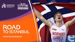 Karsten Warholm equals European 400m record in Glasgow  Road to Istanbul [upl. by Consuela]