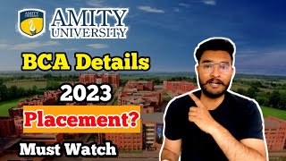 Amity University Mohali Honest Review  BCA From Amity University  Admission  Placement  Campus [upl. by Servetnick522]