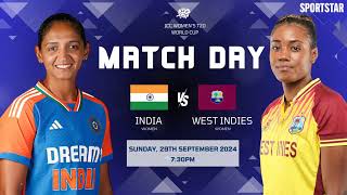 IND W vs WI W Highlights Jemimah’s Fift 2024 09 29 [upl. by Fotinas]