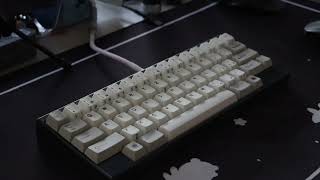 HHKB Pro 2 w 55g Domes [upl. by Euqnimod]