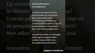 Reményik Sándor Aranyabroncs Vers [upl. by Sirromed]