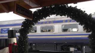 Le train de Noël sur la bonne voie  EstriePluscom [upl. by Claudell]