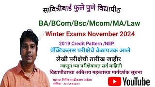 SPPU Winter ExamsAll ArtsCommerceScienceWritten ExamsPracticals ExamsTimetablesMilind Padewar [upl. by Pufahl936]