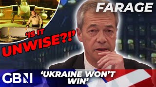 Nigel Farage OPPOSES Labours worrying decision to allow Ukraine to use its missiles NOT wise [upl. by Ahsrop]