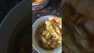 Chuno macher chochori ranna fish recipe  shorts video  viral [upl. by Assilat]