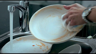 quotDont Wash Dishes Under A Running Tapquot Water Conservation TV Commercial English [upl. by Aissatsana]