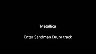 Metallica  Enter Sandman Drum track HQ [upl. by Damon]