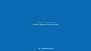 Windows Update 10 Español 1 HORA LOOP HD 4K UHD pantalla actualización [upl. by Cherrita]