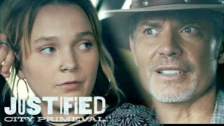 Justified City Primeval  Raylan Takes Willa To The Everglades Opening Scene [upl. by Iduj410]