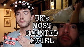 Staying In The UKs MOST HAUNTED HOTELALONE Solo Travelling Diaries ad [upl. by Ytoc]