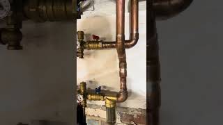 Hydronic RetrofitBoiler to Manifold Leak Test [upl. by Salome]