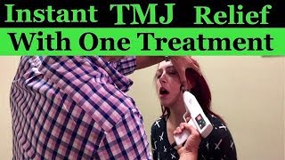 Awesome TMJ Adjustment with immediate relief [upl. by Eceinal]