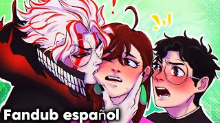 Defendiendo su amor❤️🥴momokarun  Dandadan cómic dub español [upl. by Nairahcaz494]