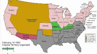 Secession of Confederate States and Readmission to Union [upl. by Kolnick]