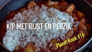 Kip met rijst en perzik  Planet Kook 16  Planet Michell [upl. by Nyladnarb]