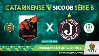 AO VIVO  SANTA CATARINA x JUVENTUS  CATARINENSE SICOOB SÉRIE B 2024 [upl. by Rosemari]