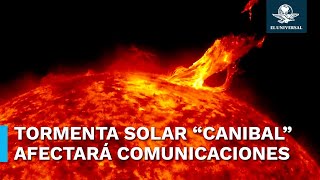 Tormenta solar “Caníbal” afectará redes de comunicaciones en el planeta NASA [upl. by Gordon891]