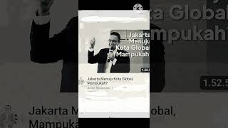 SKSG Univ Indonesia Anies Baswedan sdh memaparkan DKI Jaya Kapan Joko Widodo memaparkan IKN [upl. by Lyram]